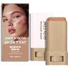 HQDA Beauty Balm Serum Boosted Skin Tint - Fondotinta idratante colorato, stick idratante portatile per il contorno del viso (# 06)