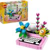 LEGO® Creator 3 in 1 - 31169 - Macchina da scrivere con fiori
