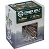 Timber Wolf TW40060 - Viti per legno, 4,0 x 60 mm, confezione da 100, zincate e gialle (oro)