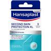 Hansaplast Second Skin Protection - Cerotti autoadesivi per le ferite superficiali XL, 3 cerotti
