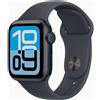 Apple Watch SE 3 40 mm (2025) | GPS + Cellular | Mezzanotte | cinturino sportivo Mezzanotte S/M