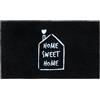 BANZAII TEXTILE INNOVATOR ONLINE Banzaii Zerbino in Cocco da Esterno o Interno con Retro Antiscivolo e Brillantini Glitter Applicati 40x70 cm - Home Camino