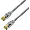 AISENS LATIGUILLO DI RETE ISOLENS RJ45 S/FTP CAT7 10 GIGABITS/S CONDUTTORE OFC 2M GRIGIO A146-0335
