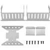 Fauitay Axial SCX10 III Base Camp 1 10 Scala Accessori RC 19 × 15 × 5 Set di 5 Pezzi Piastre di Protezione Dell'asse in Acciaio Inossidabile Armatura Inferiore del Telaio per Axial SCX10