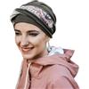 Carebell Elegance Casablanca - Turbante Cappello Oncologico in Cotone per Chemioterapia o Alopecia., Kaki, Taglia unica