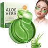 HOUSN 60 Pezzi Maschera Occhi di Aloe Vera,Patch Occhiaie e Borse,Collagene Patch Occhi, Ricca di Estratto di Aloe, riducono le rughe e il gonfiore con rinfrescante