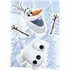 Komar Deco-adesivi Komar Frozen Olaf, 1 pcs, bianco/blu, 14045 ore