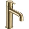 Bristan Altum - Miscelatore per lavabo con tecnologia Eco Start, rubinetto da bagno, finitura in ottone spazzolato