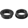 QUARKZMAN 2pz Guarnizioni in Gomma 2-1/16(52mm) Foro di Perforazione, 1-5/8(42mm) ID Foro Tappo Foro a Cilindro in Gomma Silicone Nera Guarnizione Tappo Foro per Cablaggio, Automobilistico