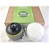 BRICO MARBLE CARE BMC V_FAST PT kit lucida marmo per utensili elettrici con dischi abrasivi diamantati 3", pad in nylon TNT non abrasivi, polvere lucidante, platorello, pin adapter. Da usare con levigatrice o trapano