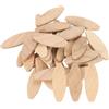 QUARKZMAN 100Pezzi biscotto per Giunti In Legno, 45X16X3.8mm biscotto per Lavorazione Del Legno, Strumenti Di Giunzione per Tavole In Legno per Falegnami E Progetti Fai Da Te