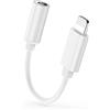 Dairle 【Apple MFi Certificato】 Adattatore Cuffie iPhone Lightning a 3,5 mm,Adattatore Jack per Cuffie AUX Audio Auricolari Compatibile con iPhone 13 Pro/13/12/11/XS Max/XS/XR/X/8/8 Plus/7/7 Plus