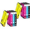 LeciRoba 8 cartucce d'inchiostro per Workforce Pro WF-3820DWF 3825DWF 4820DWF 4825DWF 4830DTWF WF-7310DTW WF-7830DTWF 7835DTWF 7840DTWF