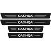 RCYF 4Pezzi Fibra di Carbonio Battitacco per Auto Sticker,per Nis-san Qashqai J10 J11 J12 2009-2018 2019 2020 2021Benvenuto Pedaliera Protezione Styling Auto E carrozzeria Adesivi Decorativi Accessori