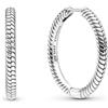 PANDORA Icons Pendente piccolo a forma di O placcato in oro rosa 14k