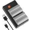 DSTE 2PCS NP-150 Batteria & Caricatore Compatibile per FinePix S5 Pro, FinePix IS Pro