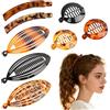 jwogngls 8 pezzi Clip a Banana,Pinze a Coda di Pesce Ragazze, Hair Clips,Capelli Antiscivolo,Fermaglio Capelli Donna Banana, Fermagli per Capelli a Banana Retrò,per fermagli ragazze capelli spessi sottili