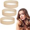 SYEYCW 3 Pezzi Fascia per Parrucca, Fascia Elastica Antiscivolo, Fascia per Parrucca Regolabile, Fascia per Capelli in Silicone Trasparente, per Donna Uomo Accessori Fissa Parrucca in Posizione