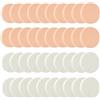 SYEYCW 40 Pezzi Spugnetta Trucco, Rotonde Spugne Cosmetiche In Lattice, Morbida e Flessibile, Umido e Secco Trucco Spugna per il Fondamento Flawless Cosmetico, Tutti i Tipi Sensibili e Della Pelle