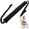 GXGM 1 Pezzi Cinture Seggiolone Pappa Universale, Cinturino Sicurezza Bambini, Cinghia Passeggino,Adatto Per Sdraietta Neonati, Sedie E Carrelli Per Stokke Tripp Trapp(Nero)