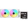 Cougar Dissipatore cpu a liquido Cougar Poseidon Vistek 240 ARGB 120mm Bianco [CGR-PSDVPRGB-W-240]