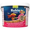 Tetra Rubin Flakes - Mangime per pesci in fiocchi con esaltatori di colore naturali, favorisce la colorazione intensa dei pesci, secchio da 10 L