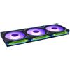 LIAN LI Ventol Lian Li UNI FAN SL-INF Wireless ARGB PWM Kit Da 3 Con Controller Reverse Blade 120mm Nero