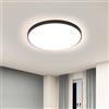SENQIU Plafoniera LED Soffitto Impermeabile IP54 24W 4500K Bianca Naturale