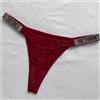VICTORIA'S SECRET 2025 Nuovo sexy rosa marca lingerie femminile intimo intimo aumento donna mutandine reggiseno strass lettera comfort breve