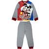 Topolino - Mickey Mouse Disney Topolino - Pigiama caldo cotone interlock, grigio