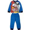 Topolino - Mickey Mouse Disney Topolino - Pigiama caldo cotone interlock, blu