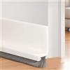 Midslinee 100cm Bianco Guarnizione a Spazzola per Porte, Paraspifferi Sottoporta, Paraspifferi porta blindata, Paraspifferi per Porte, door seal (white)