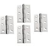 YOFASEN Cerniere in Acciaio Inossidabile - Cerniere Pieghevoli per Porte e Finestre - Argento, 3 Pollici (70x44x1,2mm) - 4pc