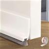 Midslinee 100cm Bianco Paraspifferi per Porte, Paraspifferi porta blindata, Guarnizione a Spazzola per Porte, Paraspifferi Sottoporta, door seal