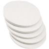 SagaSave 5 pezzi di lana 125 mm x 8 mm (L*D) per lucidare vetro, plastica, metallo, marmo, spugne abrasive per la lucidatura di vasca da bagno orbitale