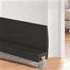 Midslinee 100cm Nero Guarnizione a Spazzola per Porte, Paraspifferi Sottoporta, Paraspifferi porta blindata, Paraspifferi per Porte, door seal (black)