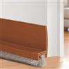Midslinee 100cm Marrone Guarnizione a Spazzola per Porte, Paraspifferi Sottoporta, Paraspifferi porta blindata, Paraspifferi per Porte, door seal (brown)