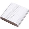 YOFASEN Carta Kraft Legami di Torsione - Cravatte Twist Ties per Biscotti Caramella Cioccolatini, Bianco(1000PCS), 10cmx4mm