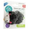 LEO PET Gioco per Gatti Criceto Vibrante in Morbido Peluche - 8x6 cm