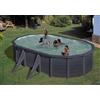 500 x 300 cm - h 1,20 m GRE AQUALOON - Piscina ovale fuori terra