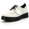 KICKERS Kick Famous, Piattaforma Donna, Blanc, 36 EU