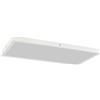 HOMCOM Set 2 Plafoniere LED Sottili e Minimal con Colore Regolabile, in Acciaio e Plastica, 60x30x3.7 cm, Bianco | Aosom Italy