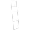 Lineabeta Scaletta porta asciugamani Grela in acciaio bianco L.45cm