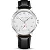 Sea Gull 2022 Seagull 6075 Orologio da polso, automatico, da uomo, con piccola lancetta dei secondi e cinturino in pelle