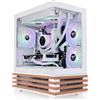 Thermaltake Case Thermaltake View 170 WS ARGB Snow Micro Tower micro ATX Bianco [CA-1Z4-00M6WN-WS]