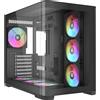 Case Sama Gears V60 Midi Tower ATX/ITX/micro ATX Vetro temperato ARGB Nero [V60-BKADA7X1-GL]