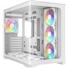 Case Sama Gears V60 Midi Tower ATX/ITX/micro ATX Vetro temperato ARGB Bianco [V60-WHADA7X1-GL]