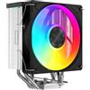 Dissipatore cpu a ventola Sama Gears A40L Argb 120mm Argento/Nero [A40-XXWAYXOX-G]