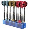 CyeeLife Supporto per freccette in acrilico, per 12 freccette, Blu, M