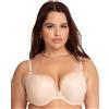 Smart & Sexy Maximum Cleavage Underwire Push Up Bra, Available in Single And 2 Packs Reggiseno, Trasparente, in The Buff con Ali di Pizzo, 6C Donna